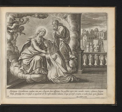 The Holy Virgin and Saint Joseph Appear to Theresa and Present Her with a Precious Necklace