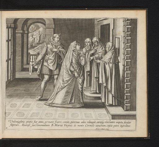 The 19-Year-Old Theresa, Accompanied by Her Brother, Enters the Convent of the Holy Virgin of Mount Carmel