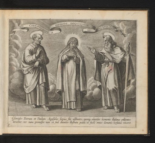 St. Peter and St. Paul Often Stand by Theresa's Side in Overcoming Demons