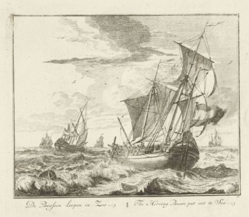 Herring Buss Sailing Homeward, ca. 1725