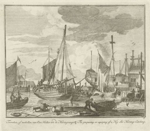 Equipping and Provisioning a Herring Yacht for the Herring Fishery, ca. 1725