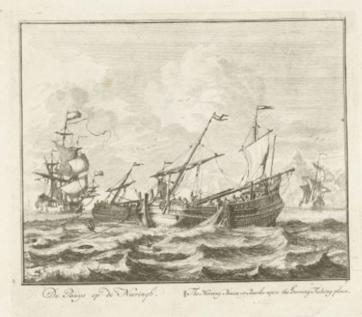 Herring Buss on the Fishing Grounds, ca. 1725