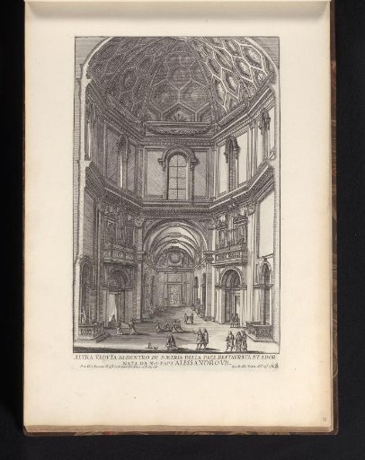 Interior of Santa Maria della Pace in Rome