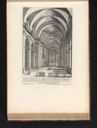 Interior of the church Collegiata di Santa Maria Assunta in Ariccia