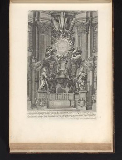 Cathedra Petri in St. Peter's Basilica in Vatican City