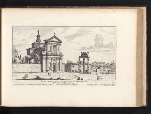 Church of Santa Maria Liberatrice at the Roman Forum in Rome