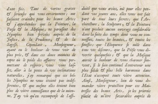 Text page with dedication to Louis Boucherat