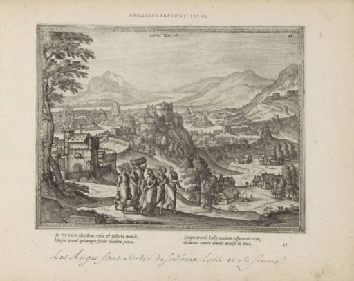 Lot leaves Sodom