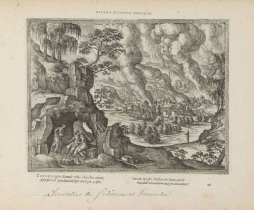 Destruction of Sodom and Gomorrah / Lot and his daughters