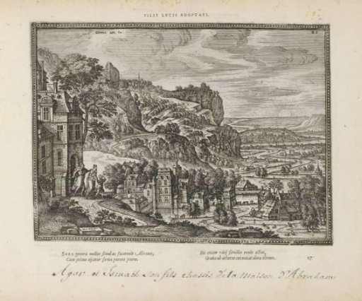 Landscape with the Expulsion of Hagar and Ishmael by Abraham