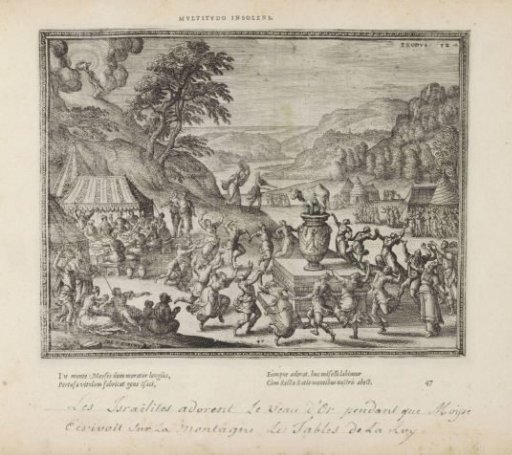 Moses Shows the Tables of the Law to the People