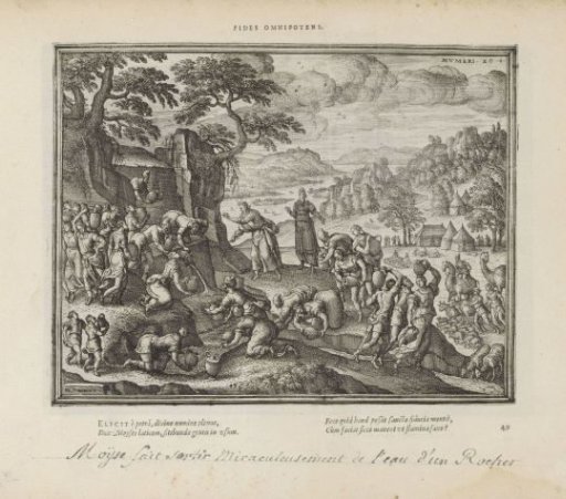 Moses Burning the Golden Calf