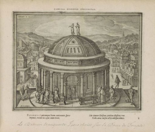 The Temptation of Christ on the Temple