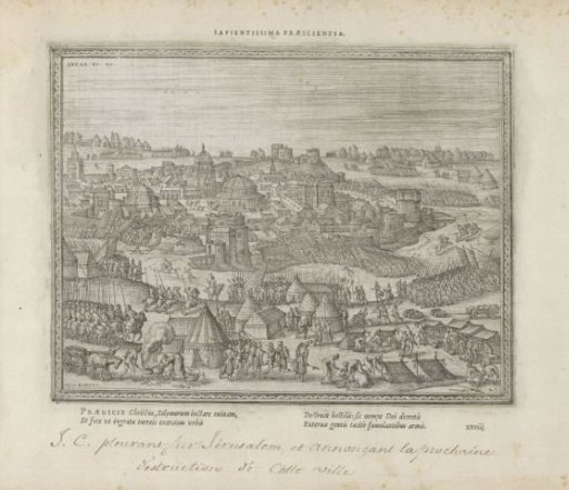 Christ Foretells the Destruction of Jerusalem
