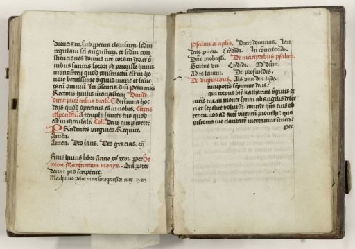 Psalter and Breviary (parts) in Latin