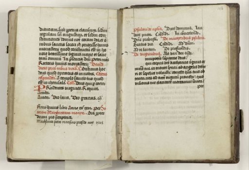 Psalter and Breviary (parts) in Latin