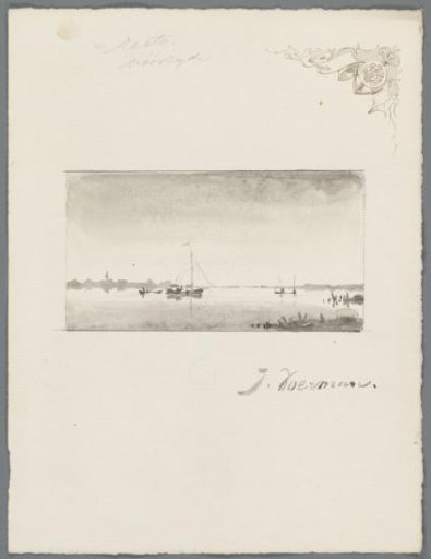 Water Landscape with Boats