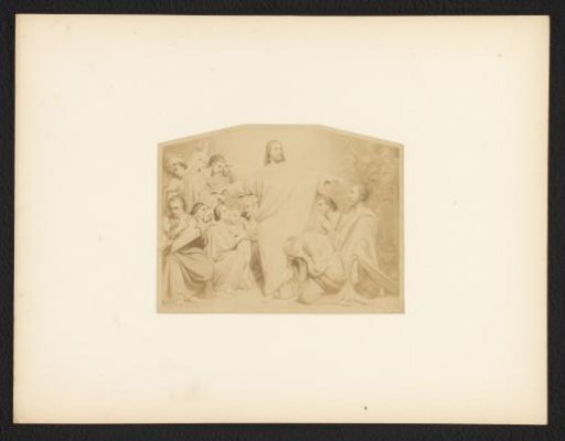 Photoreproduction of the painting Christus Remunerator after A. Scheffer