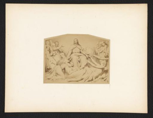 Photoreproduction of the painting Christus Consolator after A. Scheffer