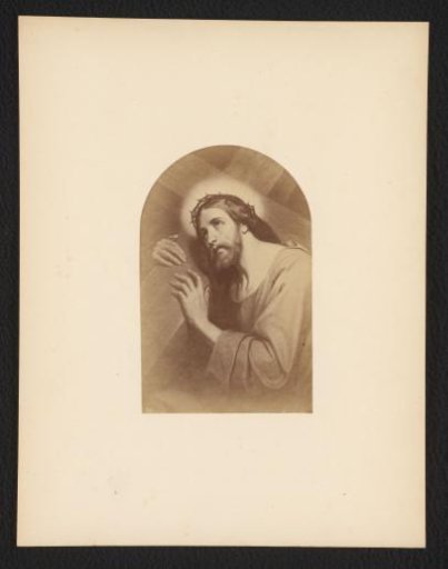 Photoreproduction of the painting Jesus Christ after A. Scheffer