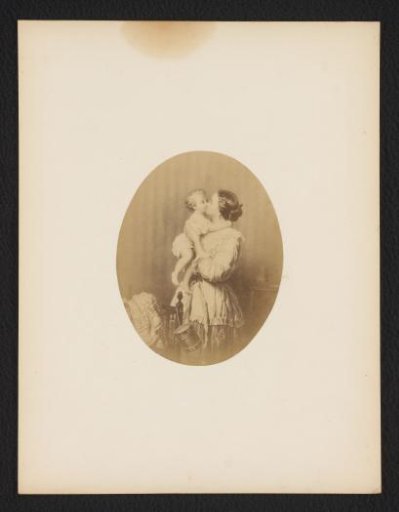 Photoreproduction of the painting Birthday after Adolphe Dubasty