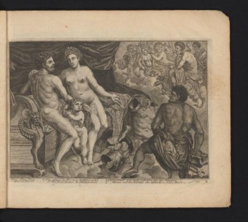 Venus and Mars Surprised by Vulcanus
