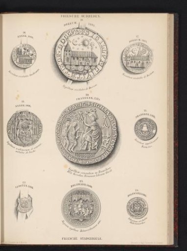 Old Frisian town seals
