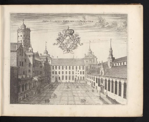 Courtyard of Tre Kronor Castle, from the east