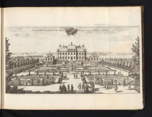 View of Sjöö Castle from the garden side