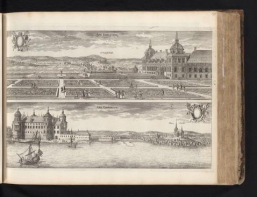 View of the castle of Eskilstuna and Gripsholm Castle