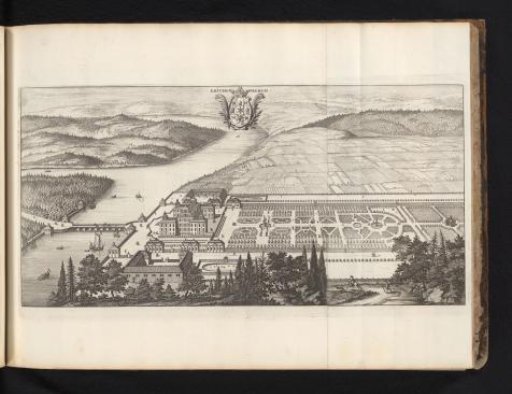 Ericsberg Castle in bird's-eye view