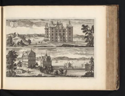 View of Stora Sundby Castle and Sundbyholm Castle