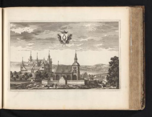 View of Tyresö Castle and the church