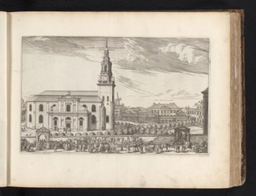 View of the Maria Magdalena Church in Stockholm