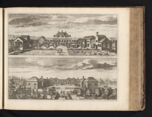 View of the country houses Esplunda and Ekeberg