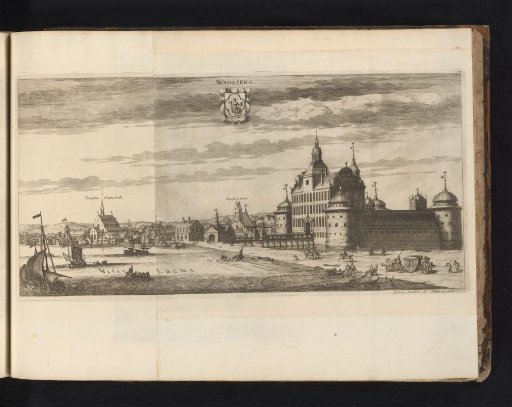 View of Vadstena and its castle