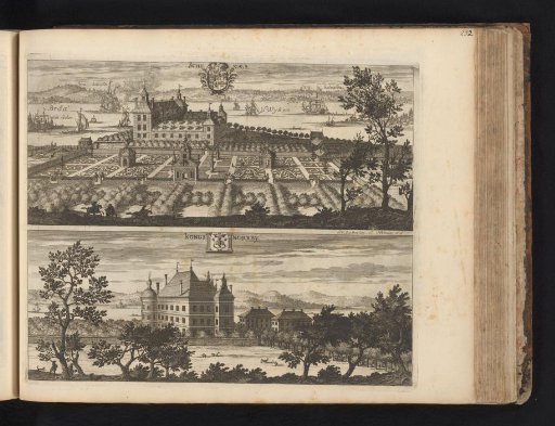 View of Skenäs Castle and Kungs Norrby Castle