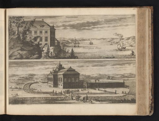 View of Mauritzberg Castle and Norsholm Manor