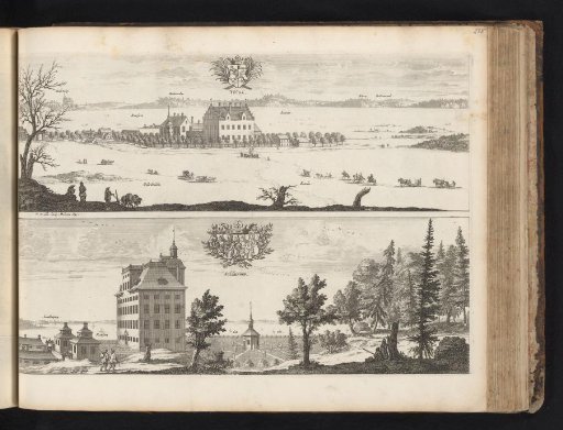 View of the Tuna estate and Stjärnorp Castle