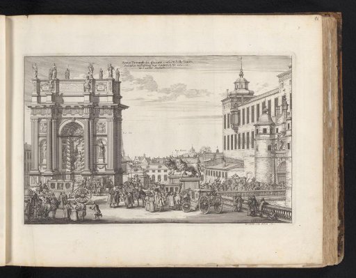Triumphal arch erected after the return of the victorious Swedish king Charles IX