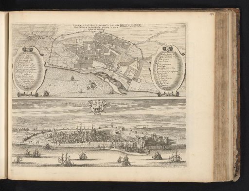 Map and view of the city of Visby