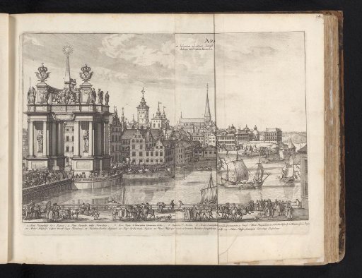 Triumphal arch erected for the solemn entry of Queen Ulrika Eleonora, 24 November 1680