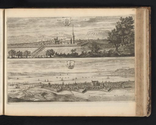 View of the cities of Falköping and Vänersborg
