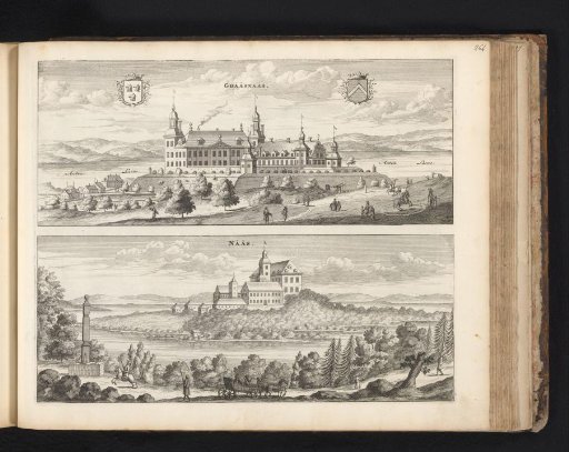 View of Gräfsnäs Castle and Nääs Castle