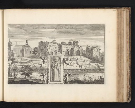 View of the Ruins of the Monastery in Gudhem