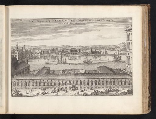 View of the Royal Stables of King Charles XI