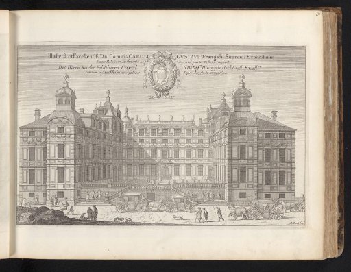 Palace of Carl Gustaf Wrangel from the city side