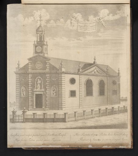 View of the Ulrika Eleonora Church in London