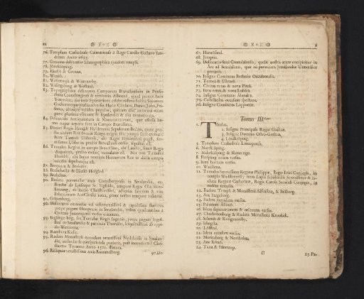 Index of prints, pages 12 and 9