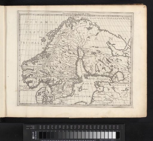 Map of the Scandinavian countries in ancient times